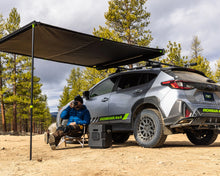 DeltaWing 90° Awning Compact Blackout Shade with LED Lighting-Ironman 4x4 IAWNINGXT