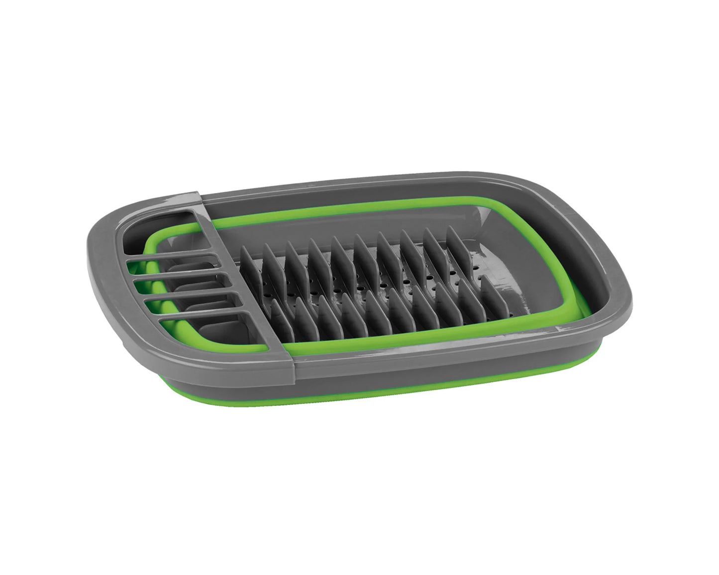 Collapsible Silicone Dish Rack with Drain Tray - Ironman4x4 IDISH0012