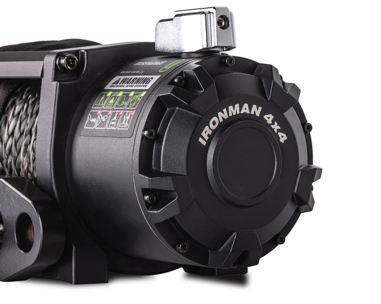 Frontier Winch – 9,500 lb Synthetic Rope - Ironman 4x4 IMW9500MSR