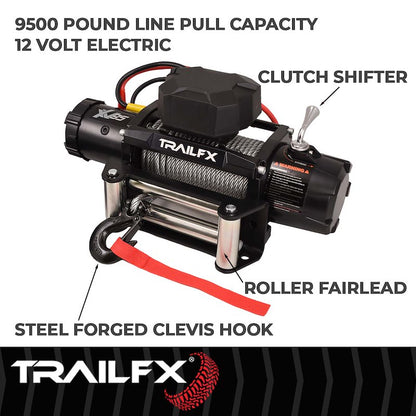 Treuil Ironman 4x4 Monster 9500 lb avec câble synthétique