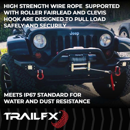 Treuil Ironman 4x4 Monster 9500 lb avec câble synthétique