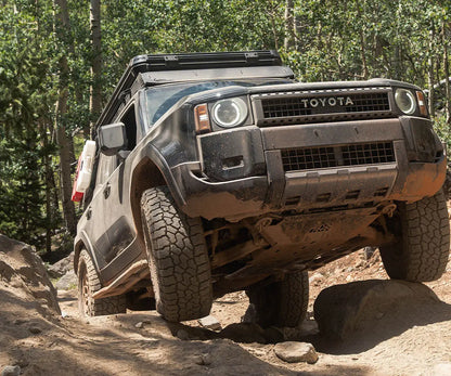 GX550 Overland Kickout Rock Sliders - CBI 300-000-016-034 CBI Offroad