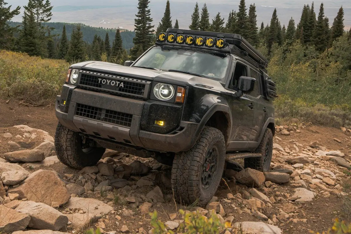 Land Cruiser Overland Kickout Rock Sliders (2024-2025) - CBI 300-000-016-056 CBI Offroad