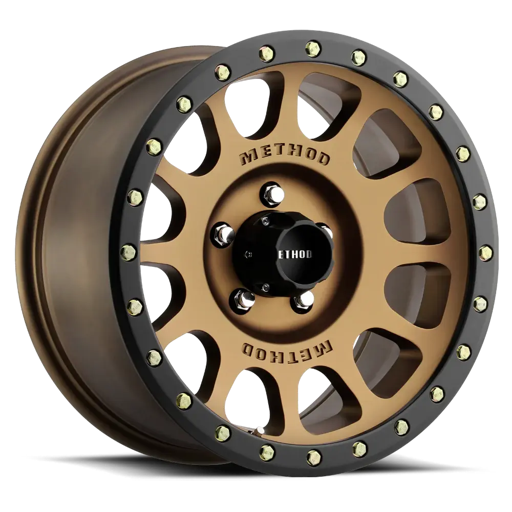 305 NV Method Bronze® - Matte Black Lip Method race wheels