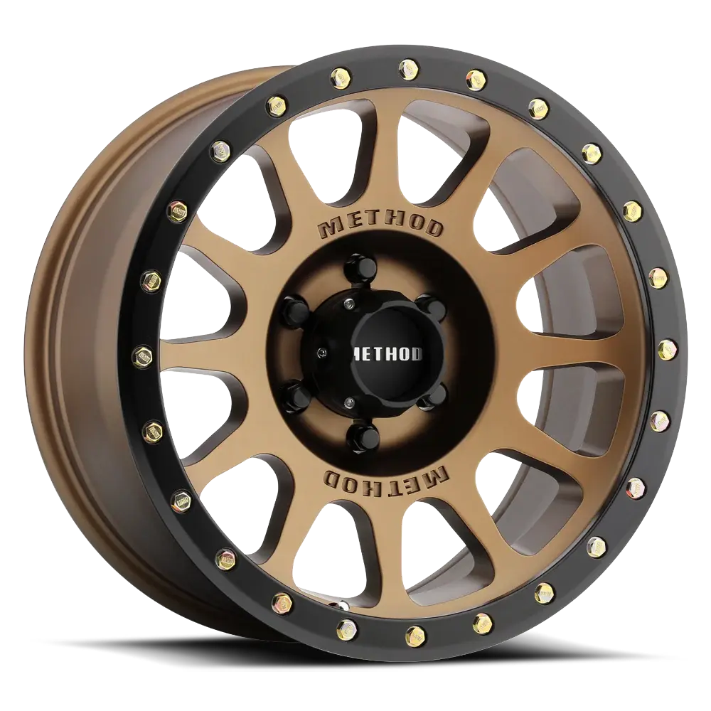 305 NV Method Bronze® - Matte Black Lip Method race wheels