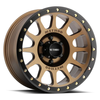 305 NV Method Bronze® - Matte Black Lip Method race wheels