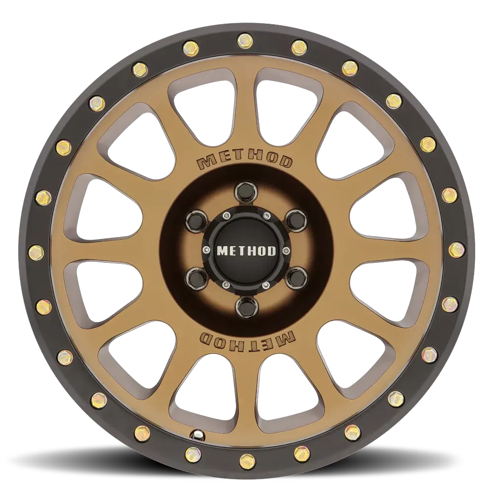 305 NV Method Bronze® - Matte Black Lip Method race wheels