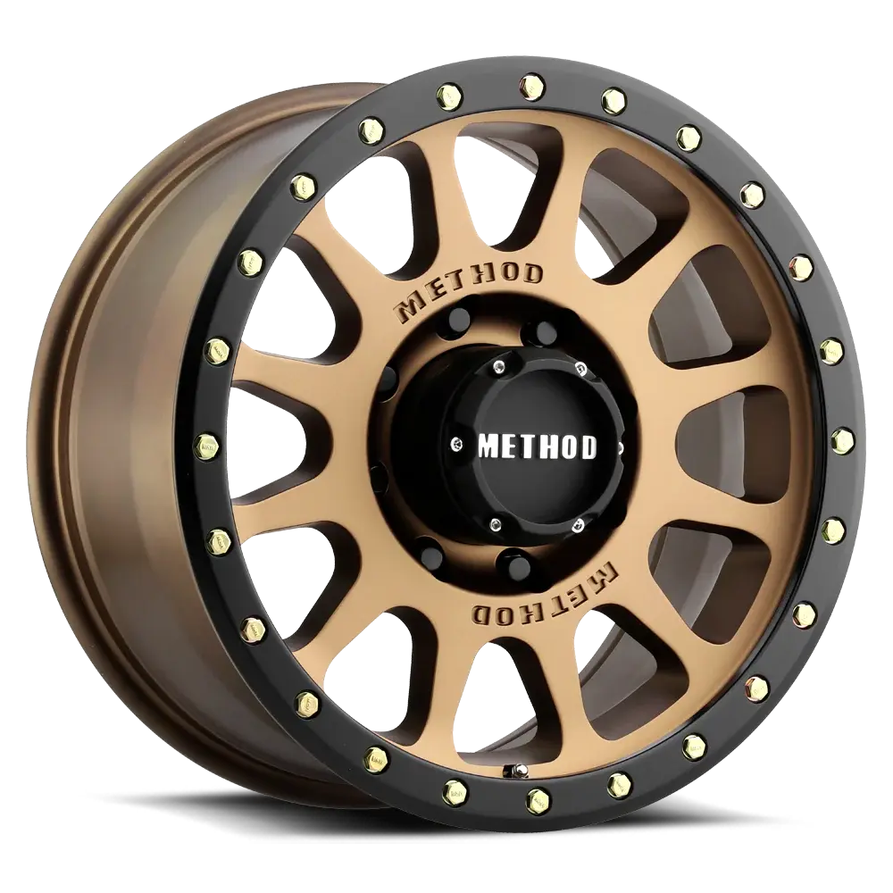 305 NV Method Bronze® - Matte Black Lip Method race wheels