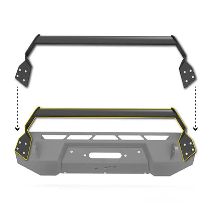 Toyota Tacoma Covert Bolt-on Bull Bar (2016–2023) - Prinsu 200-000-010-116 Prinsu Design
