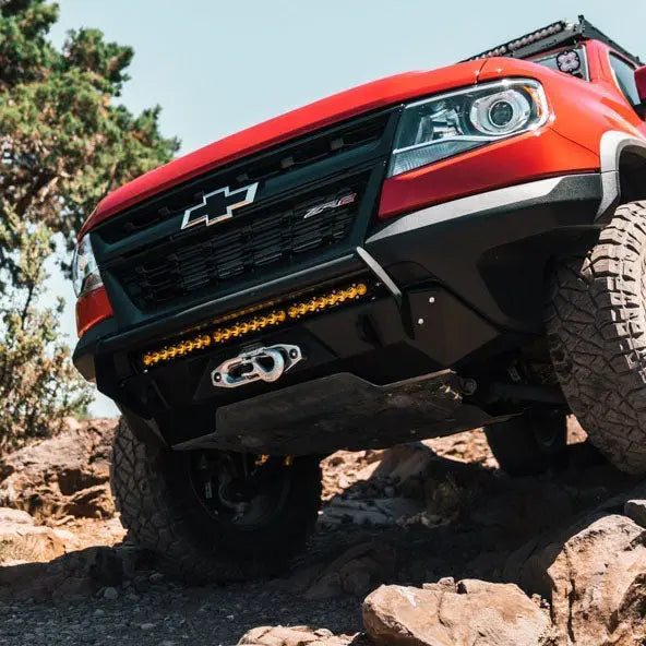 Chevy Colorado ZR2 Covert Bumper Bull Bar Add-on - Prinsu 200-000-018-015 Prinsu Design