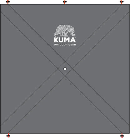 Bear Den Gazebo Privacy Panels Tall - Grey - 6'6" - Kuma 508-KM-BDG-PPT KUMA OUTDOOR GEAR