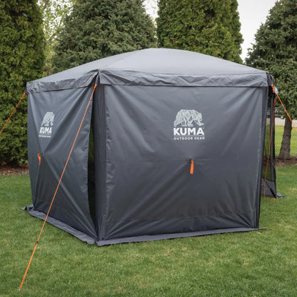 Bear Den Gazebo Privacy Panels Tall - Grey - 6'6" - Kuma 508-KM-BDG-PPT KUMA OUTDOOR GEAR