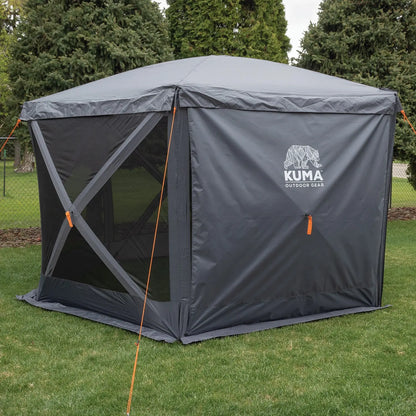 Bear Den Gazebo Privacy Panels Tall - Grey - 6'6" - Kuma 508-KM-BDG-PPT KUMA OUTDOOR GEAR