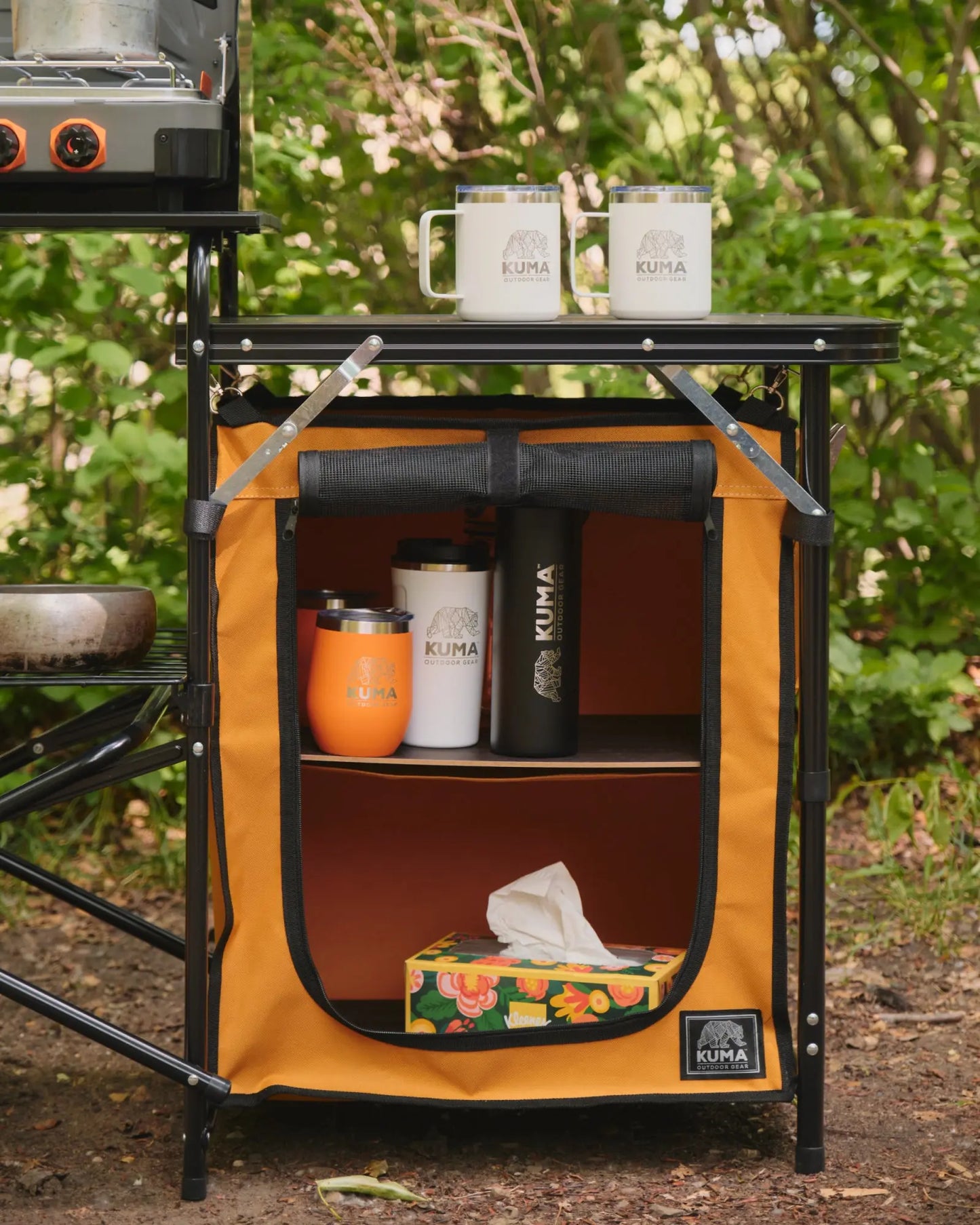 Busy Bear Camp Kitchen -Black/Black - Kuma 833-KM-BBCK-BB KUMA OUTDOOR GEAR