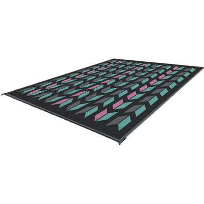Cheveron Outdoor Mat - 9' x 9' - Kuma 882-KM-COM-LP-9 KUMA OUTDOOR GEAR