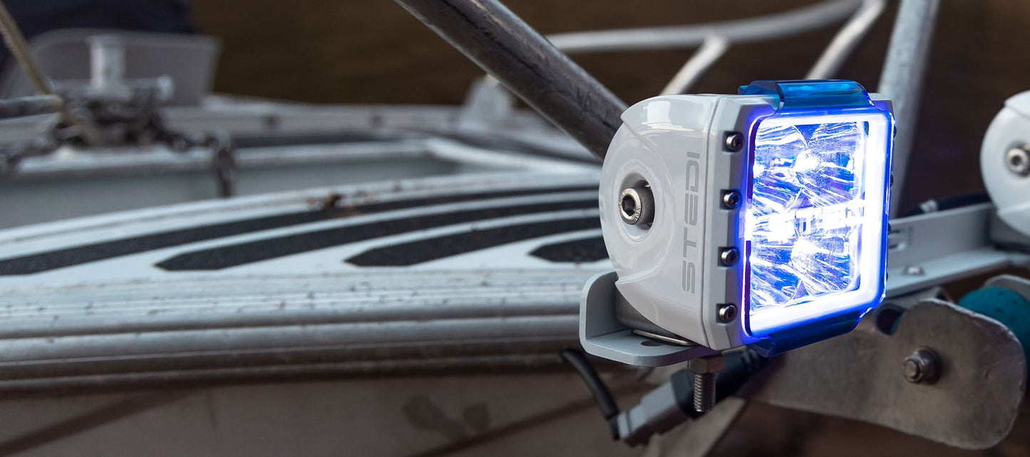 C4 Marine White Cube Light-Spot - Stedi LEDMARINE-C4-SPOT