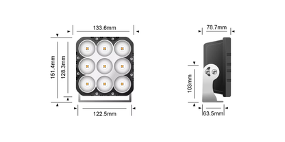 Work Light - 9Led Flood - Stedi LEDWORK-9L-FLOOD