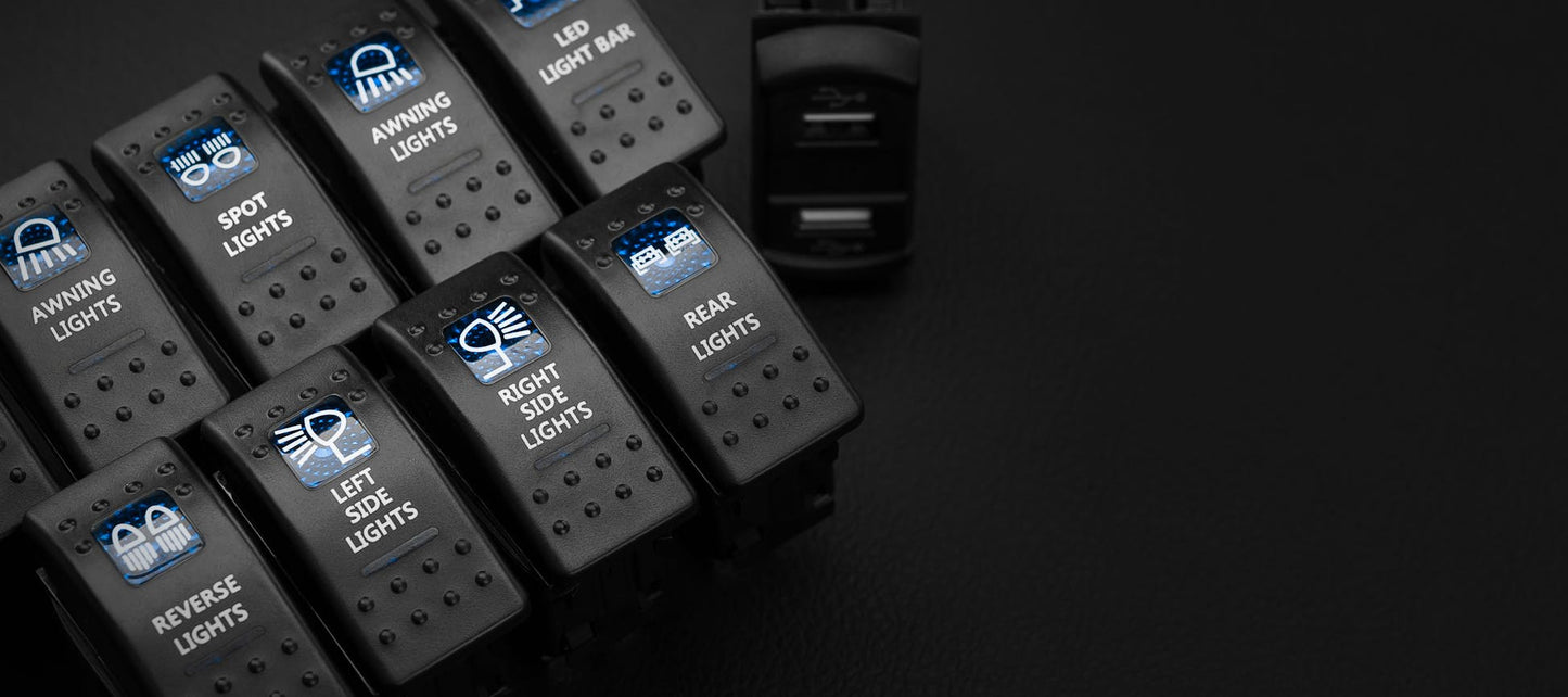 Rocker Switch = Carling Type - Stedi ROKSWCH-OPT