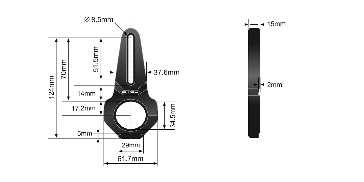 Vice Bull Bar Tube Clamps (Small) - Stedi BRKUNIV-OPT-1