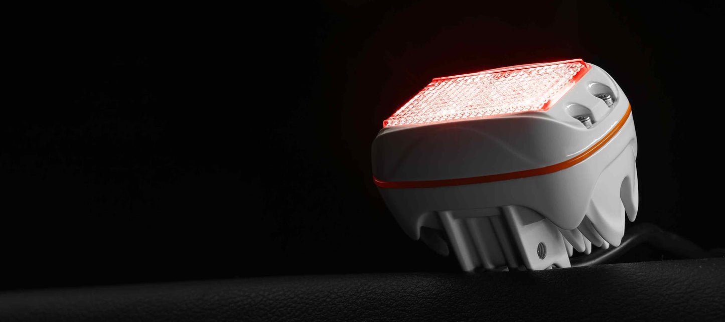 10W Mini V2 - Marine White Diffused-Red (650NM) - Stedi ST-07-10W-312