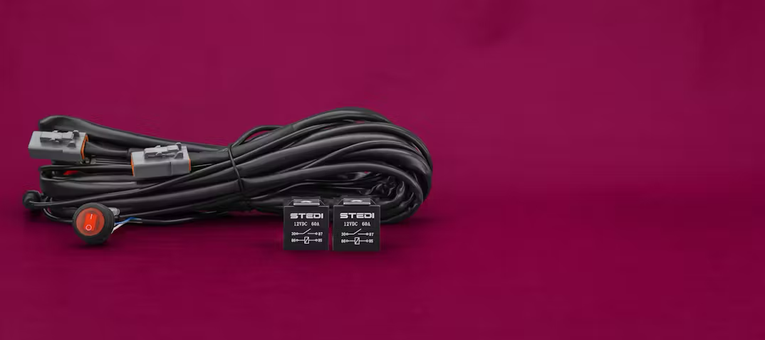 Smart Harness 4X Connector Driving Lights (High Beam) - Stedi ST-31-DTP-004