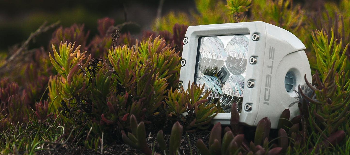 C4 Marine White Cube Light-Flod - Stedi LEDMARINE-C4-FLOOD