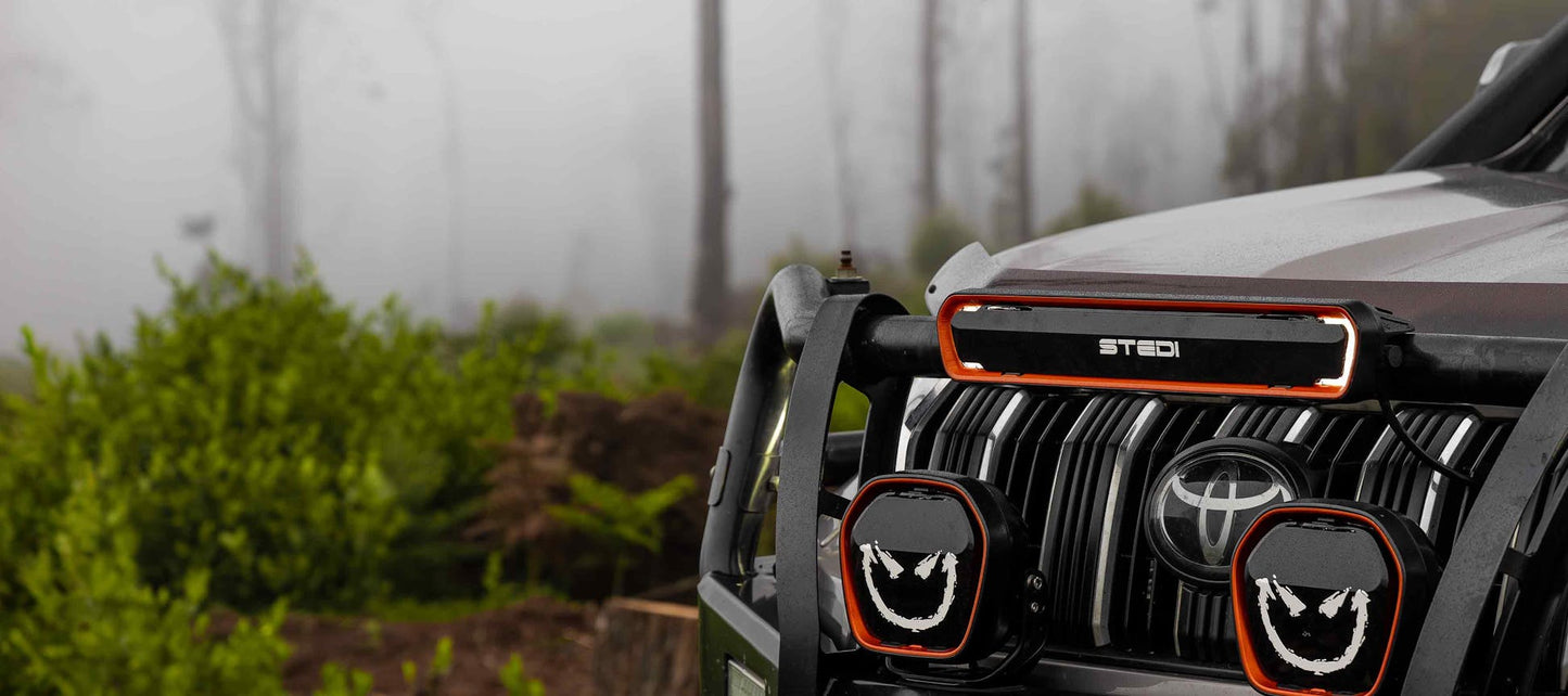 Clam Bracket Evo Light Bar - Stedi CLAM-BRK-BND