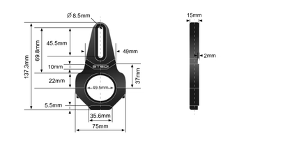 Vice Bull Bar Tube Clamps (Large) - Stedi BRKUNIV-OPT