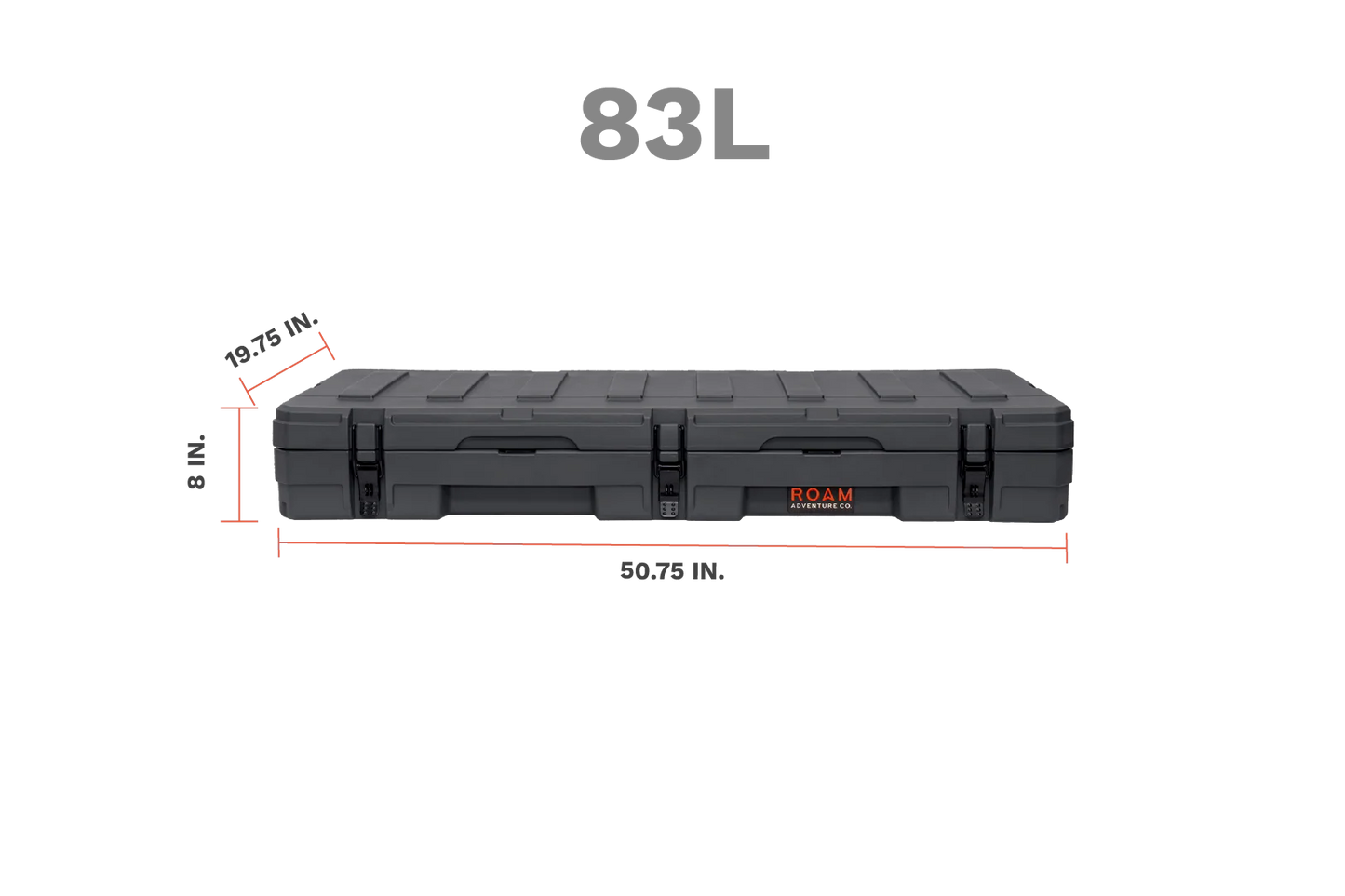 83L Rugged Case - ROAM-CASE-83L-SLATE-LL