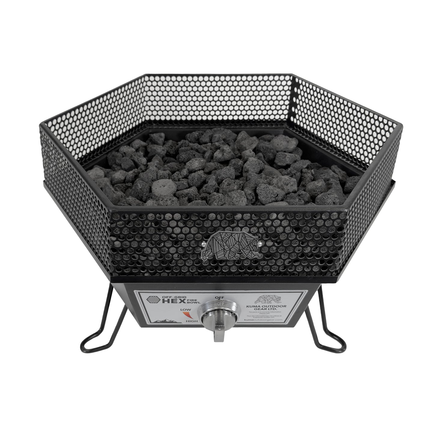 Fire pit Off grid Hex Bowl-Kuma Outdoor gear