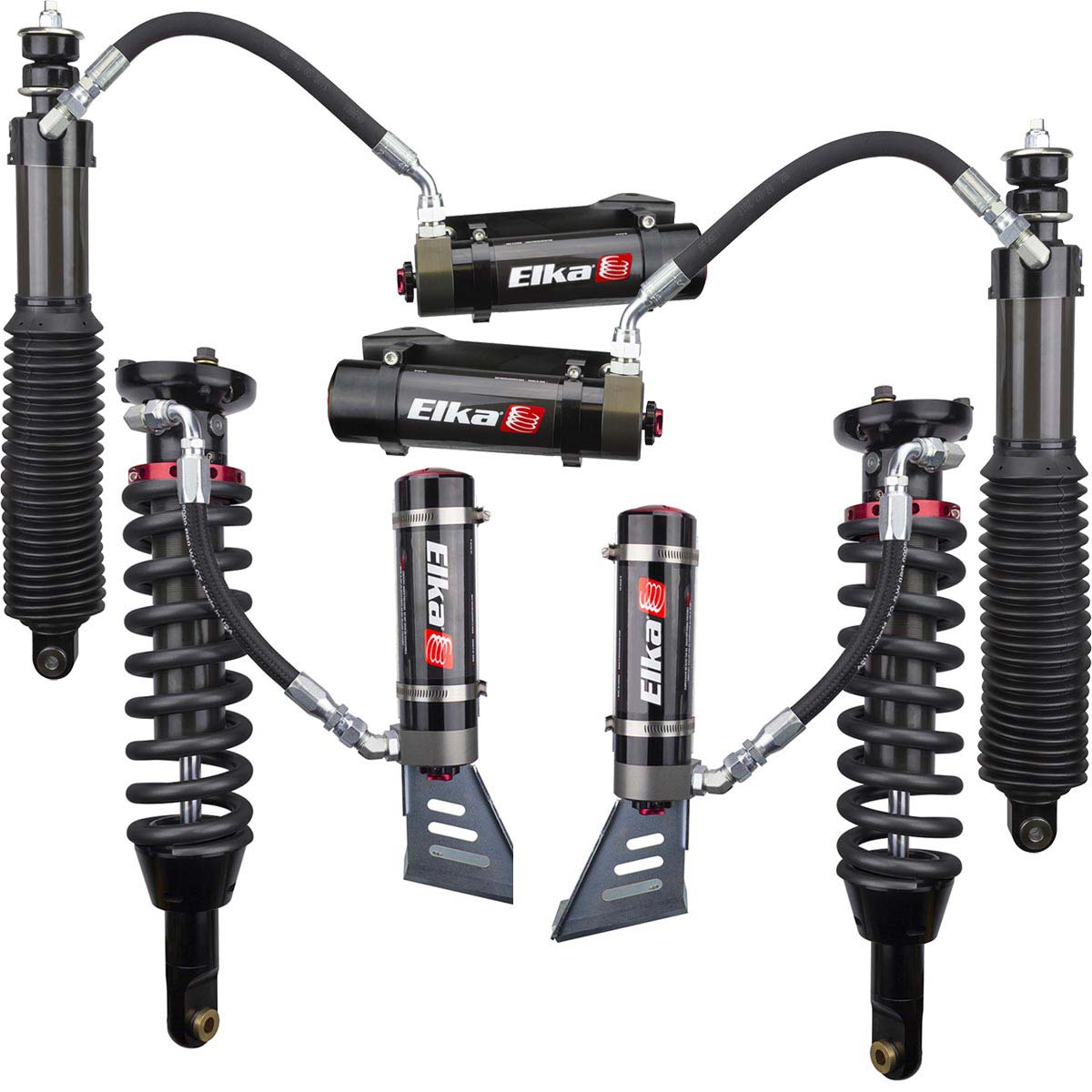 2.5 Reservoir Front & Rear Shocks Kit – Toyota 4Runner 2010–2024 (KDSS, 2–3" Lift) - Elka 90294