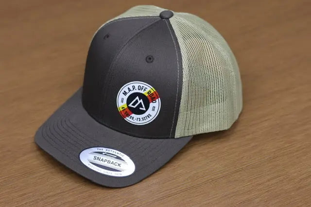 Map Offroad retro trucker cap vintage logo M.A.P. OFF ROAD
