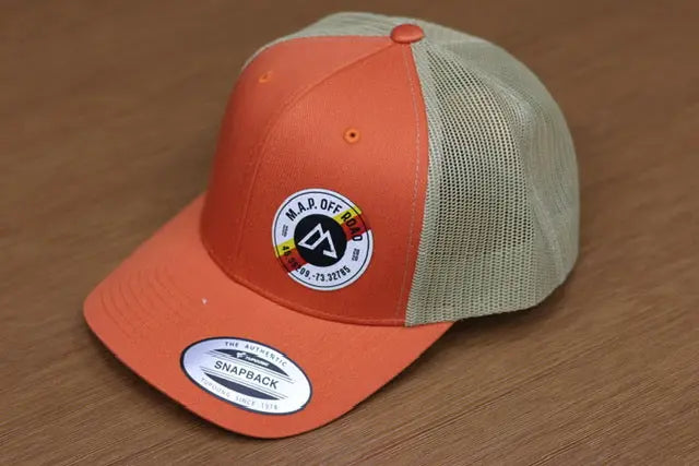 Map Offroad retro trucker cap vintage logo M.A.P. OFF ROAD
