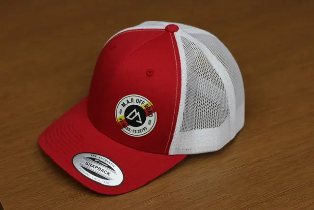 Map Offroad retro trucker cap vintage logo M.A.P. OFF ROAD